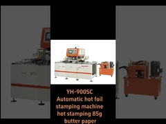 YH-900SC Machine d'estampage à chaud automatique, estampage à chaud, papier sulfurisé 85g