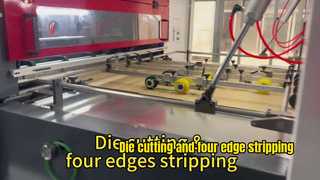 JIGUO MYP-1500E Machine de dénudage et de découpe pour emballage de boîtes en carton ondulé