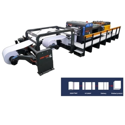 acheter Machine de découpe de papier utilisée avec rouleau à entraînement servo, diamètre maximal 1800 mm online manufacture