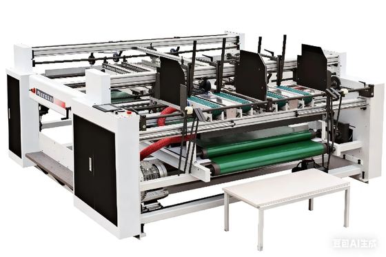 acheter Machine de collage et de pliage de carton à deux feuilles pour les lignes de production d'emballages en carton ondulé online manufacture