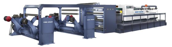 acheter JIGUO ZWC-1400-4 Paper Sheeter Cutter Machine,Maximum cutting meter speed:Maximum cutting meter speed,Maximum cutting speed:300cuts/min,Cutting accuracy：+/-1mm online manufacture
