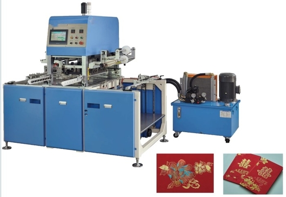 Machine automatique à vitesse élevée pour l'estampage à chaud de feuilles de papier jusqu'à 900 × 670 mm