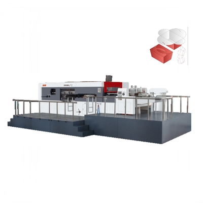 Machine se plissante de alimentation de découpage automatique de rebord avant de la machine 1500X1105mm de boîte de carton