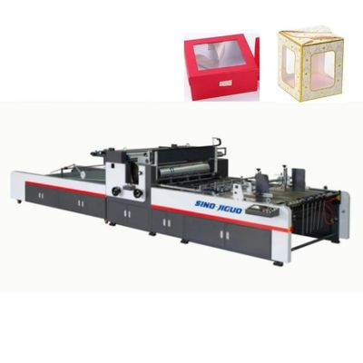 Dossier automatique de raccordement Gluer de l'E-cannelure 100×100mm de machine de fenêtre de boîte de carton