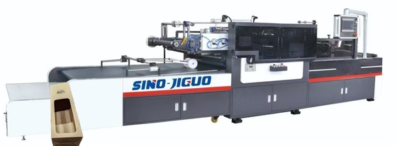 SIINO JIGUO TC-760Q   Machine automatique de pose de fenêtres servo avec fonction de coupe et de rainage des coins, Taille de feuille max. (mm): 760*850, Épaisseur de la feuille de film (mm): 0.03-0.3