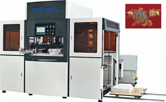 Précision d'estampage à chaud de ±0,1 mm Machine automatique d'estampage à chaud pour boîtes d'emballage cadeaux