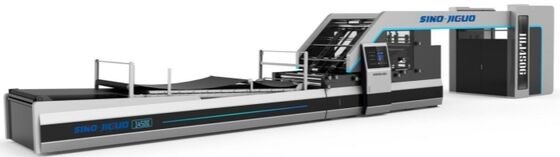 Machine à plastifier les cannelures ondulées à grande vitesse à 5 plis