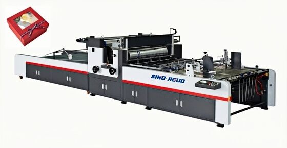 Machine automatique de réparation de fenêtres SINO JIGUO TC-1500A pour le carton ondulé et le carton | Taille : 6200×2300×1700mm