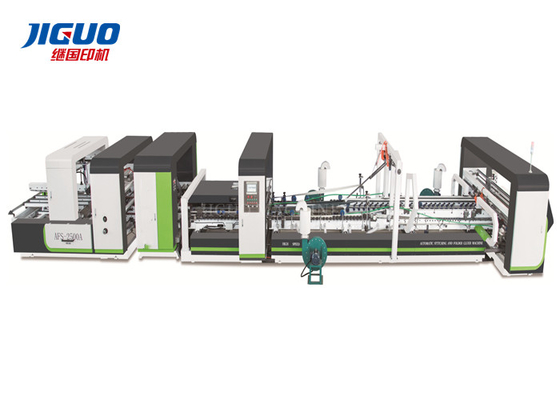 Papier ondulé piquant automatique de Gluer 2500mm de dossier de machine de fabrication de cartons de carton